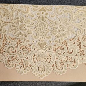 Vintage Golden Beige Laser Cut Wedding Envelopes (44 pcs)